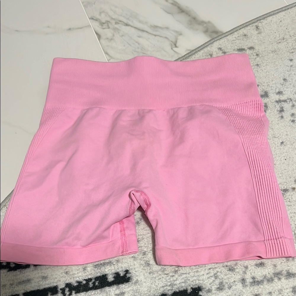 Diosa Fit Pink Gym Shorts